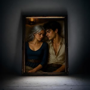 Kai Azer and Paedyn Gray- The Powerless Trilogy - Lauren Roberts Author - Poster print art - Fantasy book - Romantasy - Reckless, Fearless