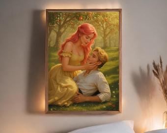Evangeline Fox and Jacks Garden Poster - Once Upon a Broken Heart - Romantasy - Romance Book - Stephanie Garber - Art Print