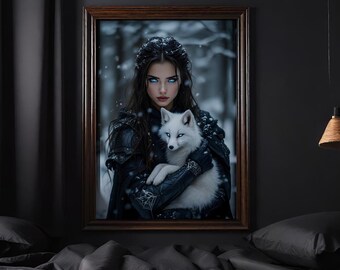 Saeris Fane and Onyx Fox - Quicksilver Book of Callie Hart -Fae & Alchemy - Poster print art - Fantasy book - Romantasy