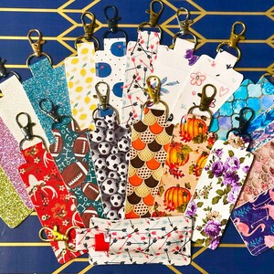 Chapstick Holder Keychain