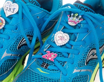 26.2 Marathon Sneaker Charm - Running Themed Shoelace Charm, Shoelace Charm, Shoelace Tag,Gift for a Marathoner