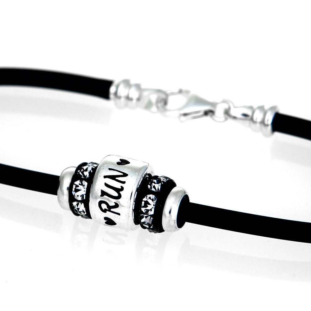 Run European Bead Bracelet5k 10K 13.1 and 26.2 Running Etsy