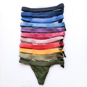 Eco Friendly Mid Waist Thong