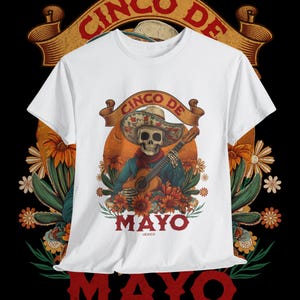 Camiseta del Cinco de Mayo, camiseta con espíritu mexicano, camiseta Viva México para hombre y mujer