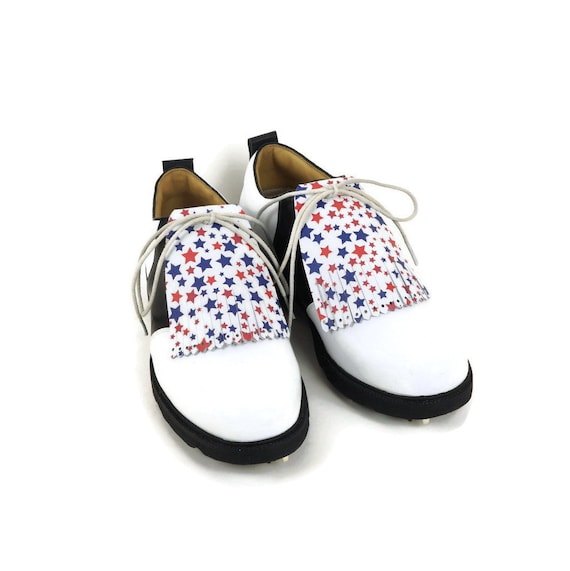 mens saddle oxford golf shoes