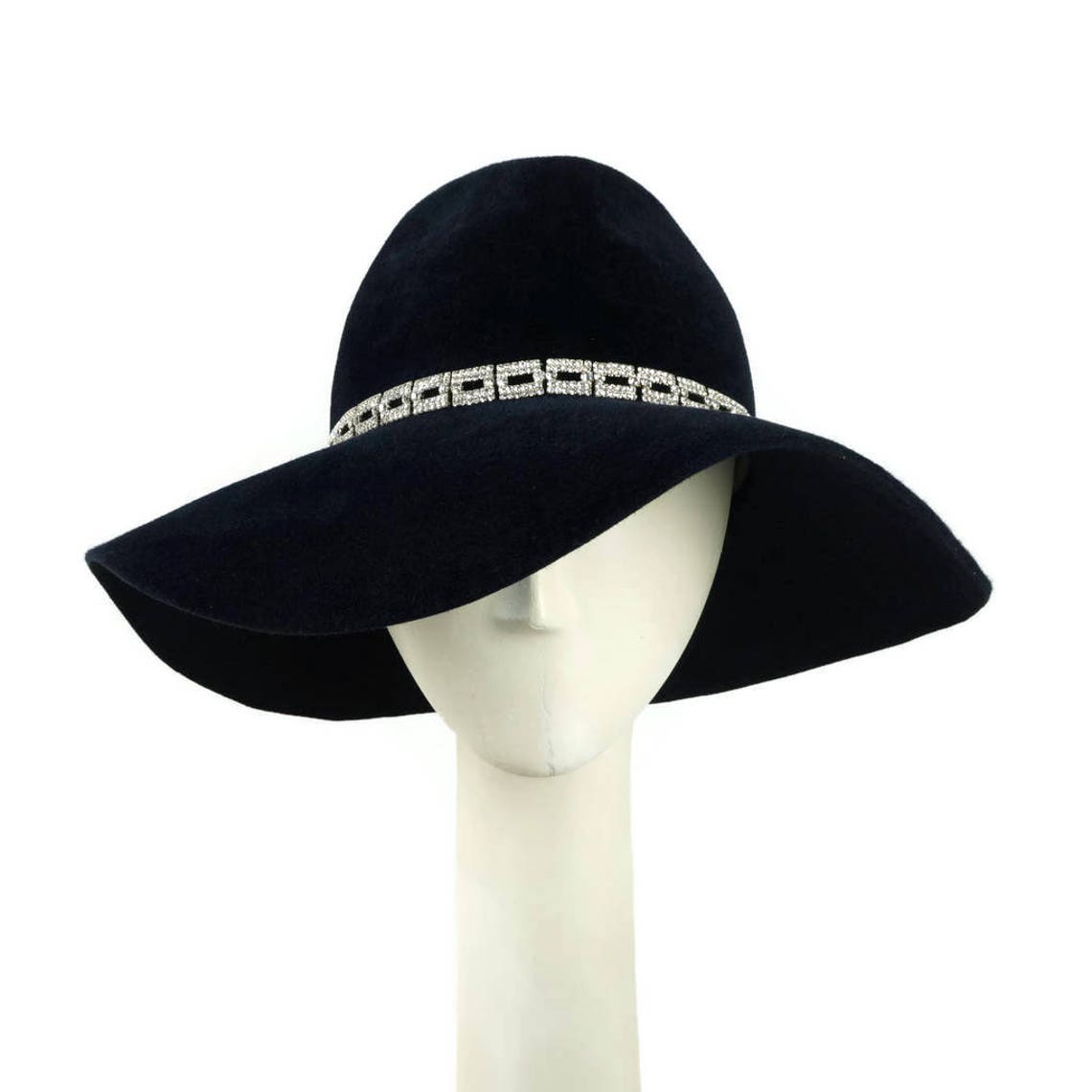 Womens Fedora Hat Wedding Hat Floppy Hat Wide Brim Hatwoman Etsy