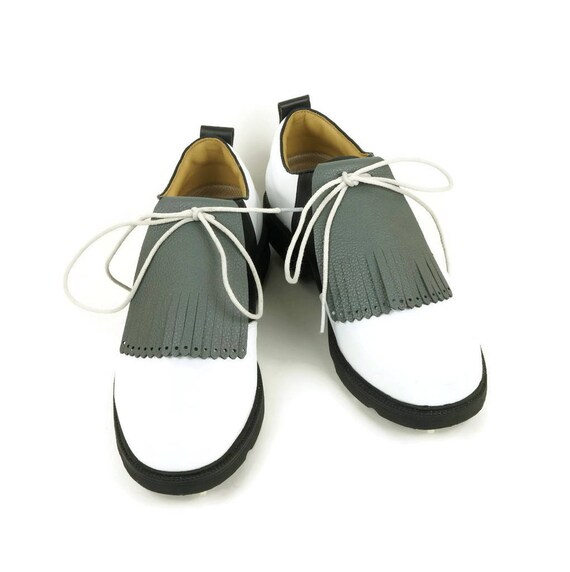 Dark Gray Kilt For Mens Golf Shoes Lindy Hop Swing Dance Shoes Swing Shoes Golf Gift Ideas Leather Kilty Golf Presents Golf Stuff