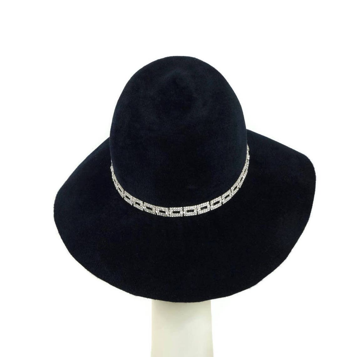 Womens Fedora Hat Wedding Hat, Floppy Hat Wide Brim Hat,woman Felt Hat