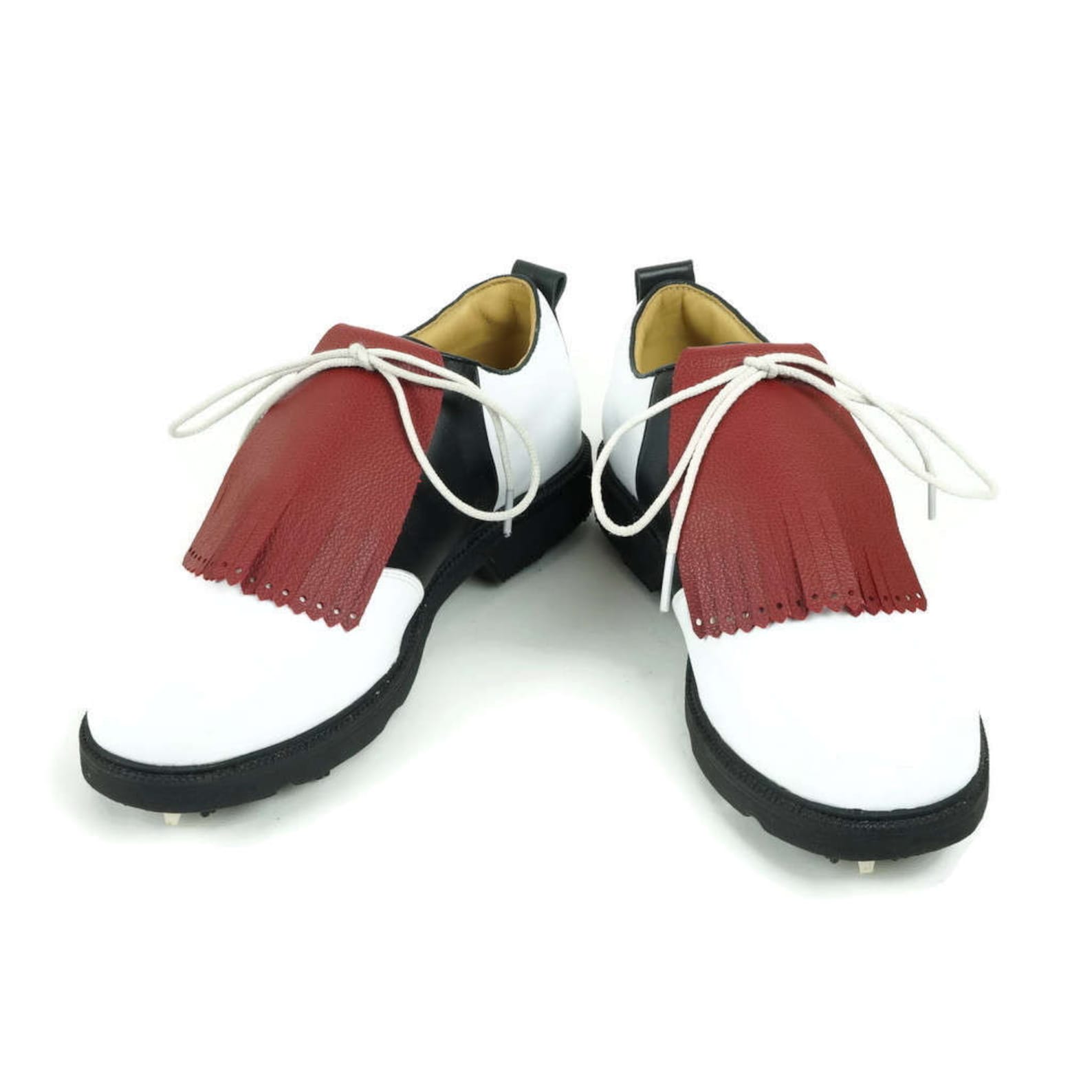 Dark Red Kilties for Mens Golf Shoes Kiltie Lindy Hop Swing Etsy New Zealand