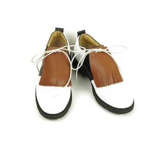 Dark Luggage Tan Kilties for Mens Golf Shoes, Swing Dance Shoes, Golf Gift for Men, Golf Gift Ideas, Golf Stuff, Golf Accessories