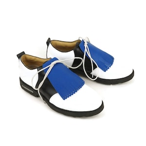 Royal Blue Kilties for Mens Golf Shoes, Swing Dance Shoes, Golf Accessories, Mens Golf Shoe Kiltie, Golf Gift Ideas, Shoe Fringe