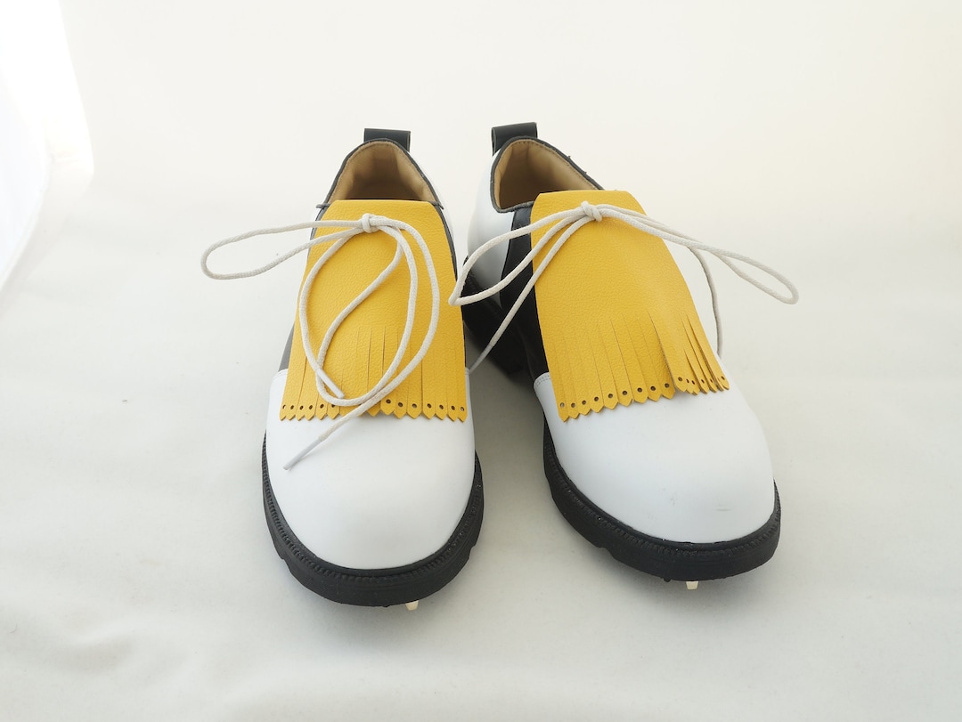 Yellow Kilties for Mens Golf Shoes Lindy Hop Swing Dance Etsy