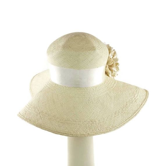 Big Bow Decor Straw Hat for Mom and Me