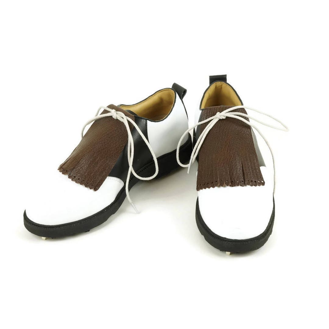 Brown Kilties for Mens Golf Shoes Saddle Shoes Kilties for Etsy