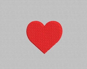 Mini Heart Embroidery Design, 5 Sizes (Digital Download)