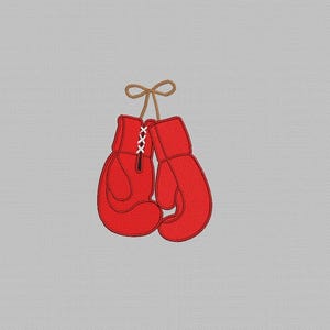 Boxing Gloves Embroidery Design . Gloves Machine Embroidery Sport Pattern. Instant Download Digital File, 3 Sizes