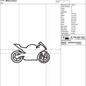 Motorbike Embroidery Design, Sport Bike Pattern (digital File) - Etsy