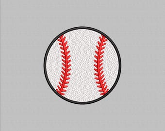 Baseball Embroidery Design, Machine Embroidery File (Instant Download)