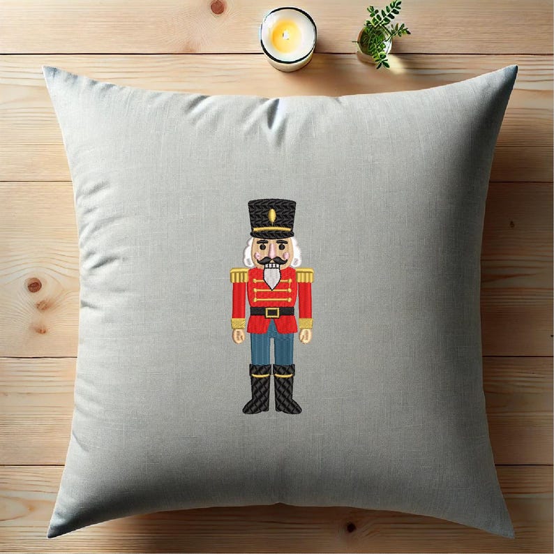 Nutcracker Embroidery Design, Nutcracker Soldiers Embroidery Patterns, Christmas Machine Embroidery, Nutcracker, Instant Download, 4 Sizes image 3
