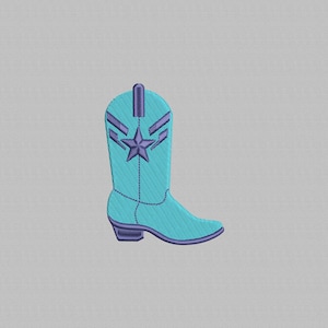 Cowboy Boot Machine Embroidery Design, Cowboy embroidery,  Machine Embroidery Design, Western Boot Embroidery, Instant download, 4 Sizes