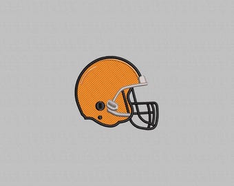 Football Helmet Embroidery Design, 4 Sizes (Digital File)