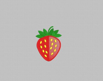 Diseño de fresa para bordado a máquina, 4 tamaños (descarga instantánea)