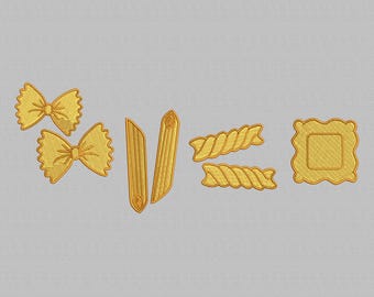 Macaroni Pasta Machine Embroidery Design, Embroidery Designs, Italian food Machine File, Embroidery Patterns, Instant Download, 3 Sizes