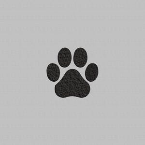 Dog Paw Embroidery Design, Mini Paw Embroidery File, Dog Embroidery Design, Animal Embroidery pattern, Instant Download, 4 sizes
