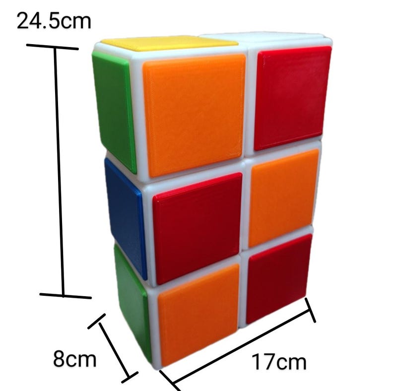 Cubejack M1 - Giant 1x2x3 Magic Puzzle Cube. Great for Beginners. - Etsy