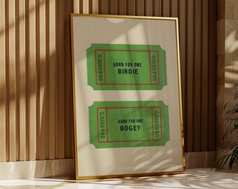 Vintage Golf Plakat, Golfdekor für Mannhöhle, Golfmalerei, Golfplakat, Kunstdruck auf dem Platz, Gemälde auf dem Platz, Gemälde auf dem Platz