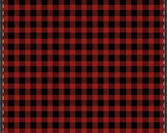 Red and Black Buffalo Plaid Comforter