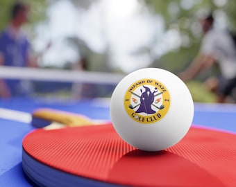 Zestaw 6 piłeczek promocyjnych do ping-ponga | Piłki do tenisa stołowego z logo klienta