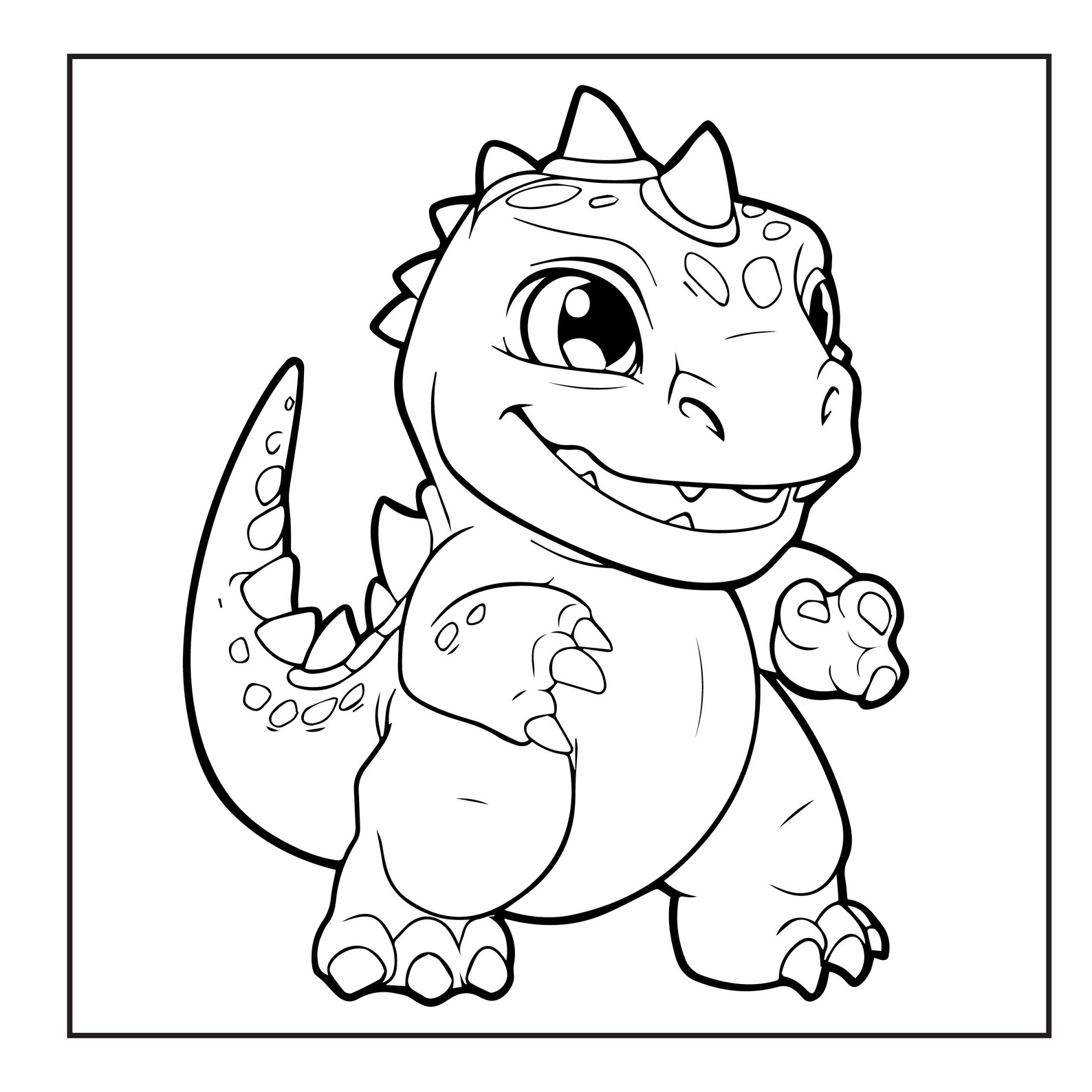 Baby Dinosaurs - 1 - #11-15 - Coloring Pages (5 Pages) - Etsy
