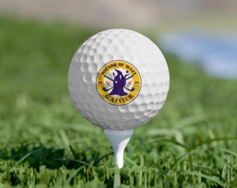 Pelotas de golf con logotipo personalizado (6 unidades) / Pelotas de golf con impresión personalizada