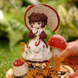 Niestandardowa figurka z gliny – Anime, postać z gry, styl Chibi | Spersonalizowana figurka wykonana ręcznie