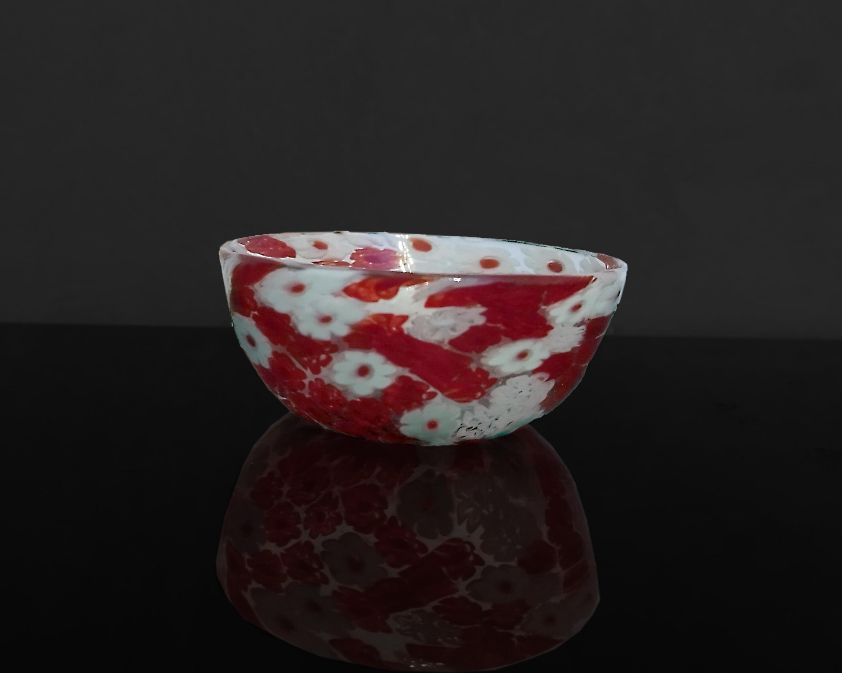 ミルフィオリ ムリーネ ガラス ボウル ハンドメイド Millefiori