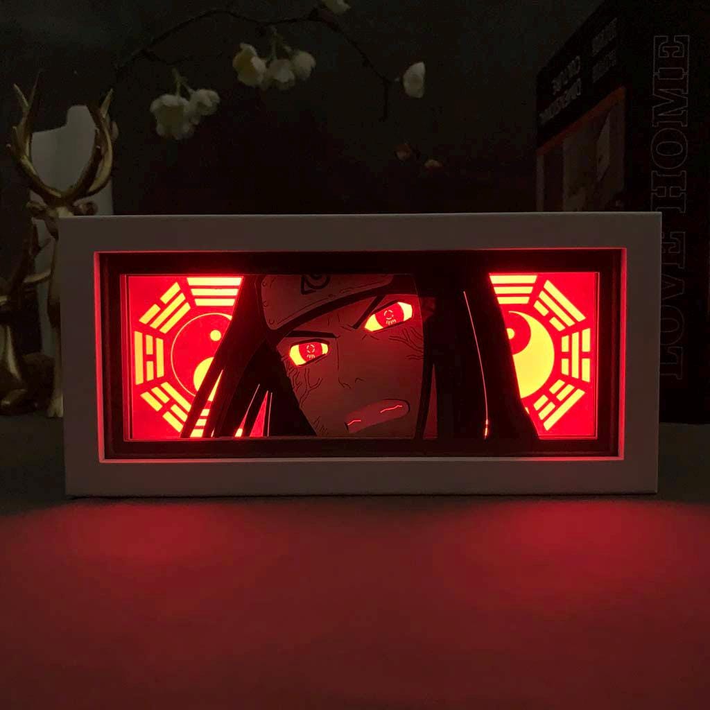 Naruto Neji Byakugan LED Light Box | Naruto Night Light | Color ...