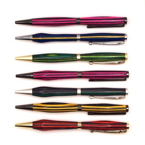 Houtgedraaide pen