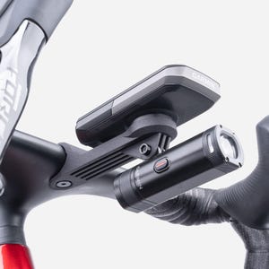 Soporte para ciclocomputador Canyon Gear Groove - Garmin Edge 10xx/Explore (con soporte para accesorios, hembra, frontal)