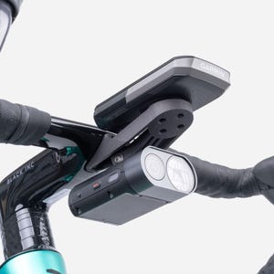 Bike computer mount for Factor Monza cockpit - Garmin Edge 10xx/Explore and accessories (female, rear)