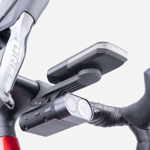 Soporte para ciclocomputador Canyon Gear Groove - Garmin Edge 10xx/Explore (con soporte para accesorios, hembra, trasero)