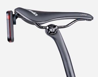 Zadelbevestiging voor Selle Italia-zadel, Garmin Varia 515, Garmin Varia 715, Wahoo Track Radar, Trek Flare, GoPro-handvat, Magene L508