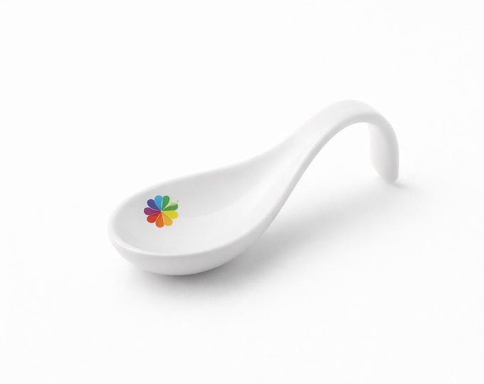 Personalized Porcelain Tasting Spoon Amuse Bouche Chef Plating Catering Dessert Restaurant