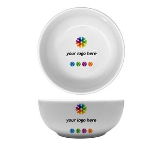 Custom Cereal Bowl Set - Personalized Ceramic Bowls for Popcorn and More