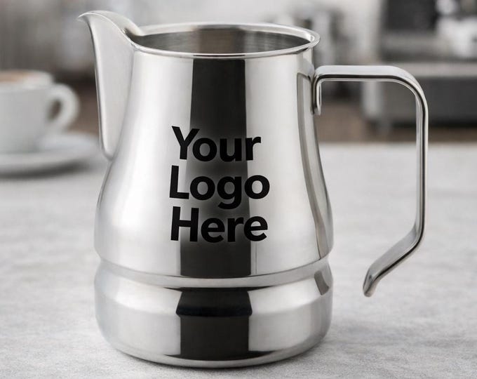 Personalized Milk Frothing Pitcher Custom Logo Latte Art Barista Tool Espresso Coffee Station