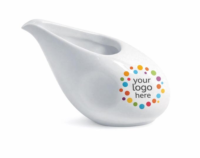 Porcelain Sauce Pourer Olive Oil Tasting Server Chef Plating Custom Logo Restaurant Gift