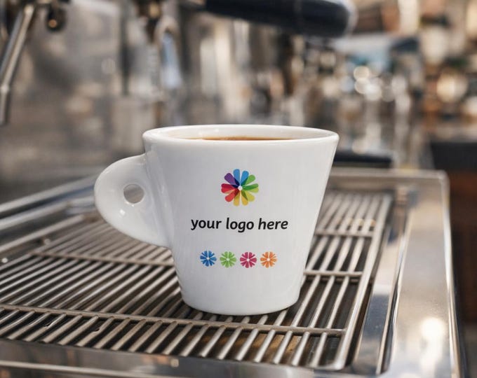 Custom Logo Italian Espresso Cup – Vomero Style Porcelain Coffee Mug