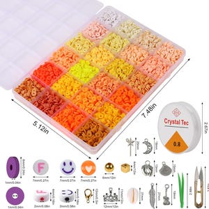 Clay Beads Bracelet Making Kit image 3