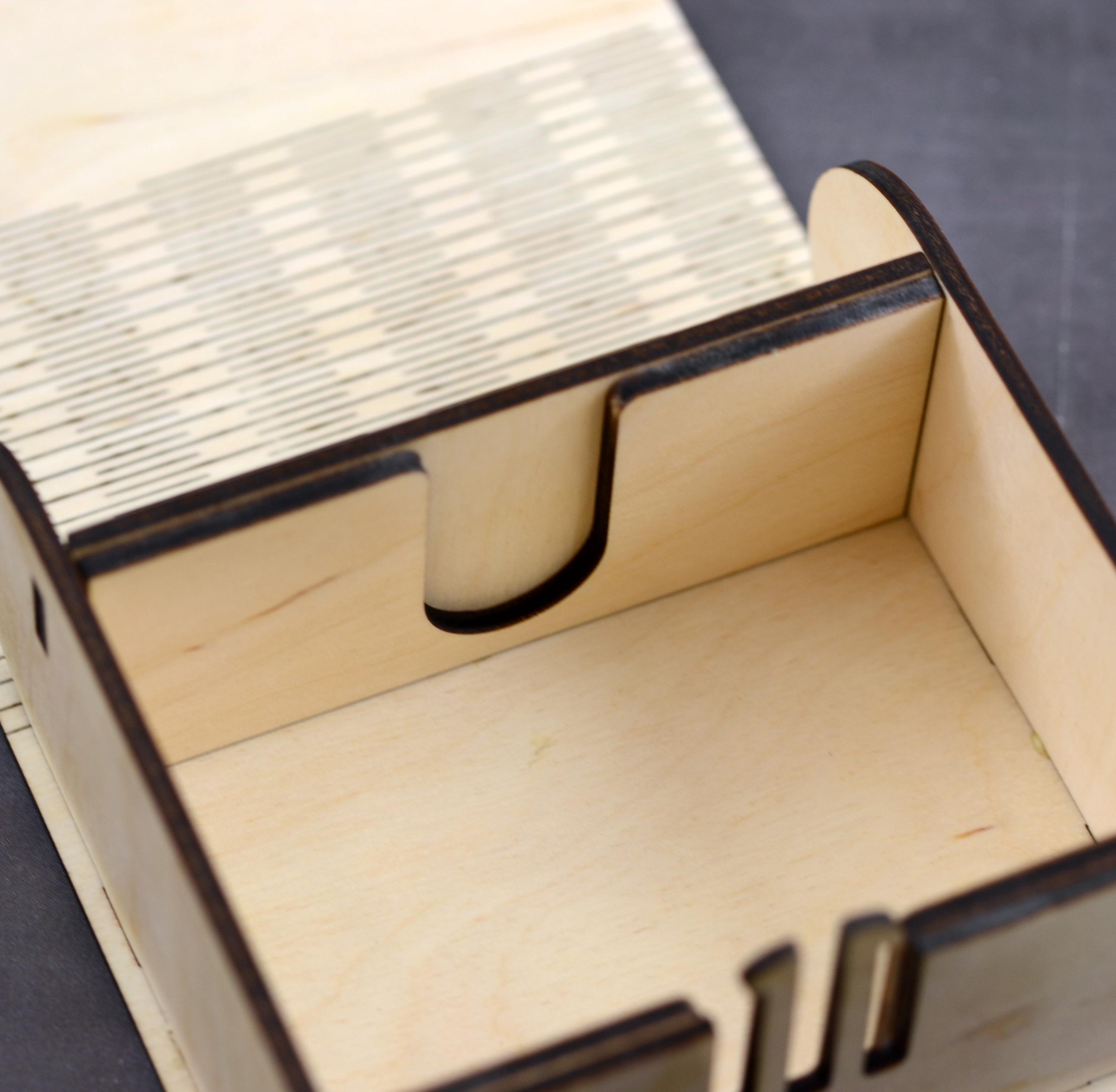 Laser Cut Game Card Box SVG - Fits UNO Size Cards - Digital Wood Box ...