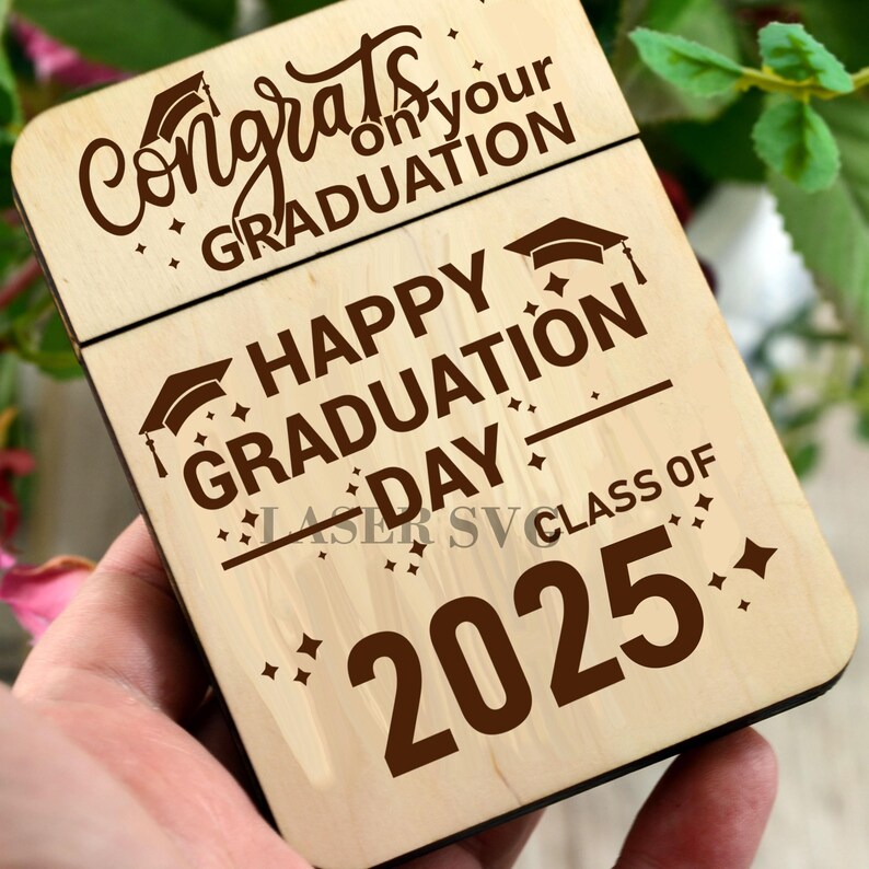 Graduation Gift Card Holder SVG - Class of 2025-2027 - Cash Holder SVG ...